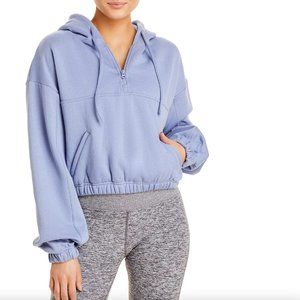 ALO Yoga Lavender Half-Zip Hooded Sweatshirt